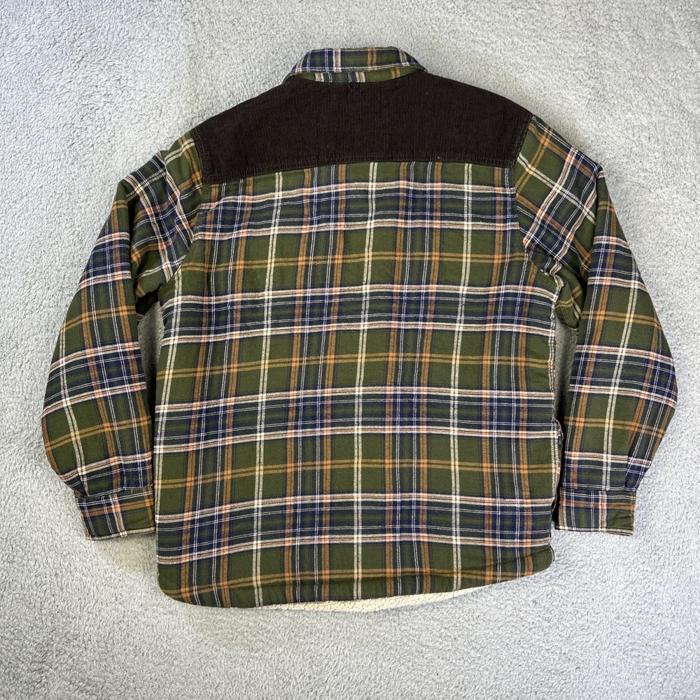 Field & Stream Green Plaid Military Jacket - Picture 2 of 10
